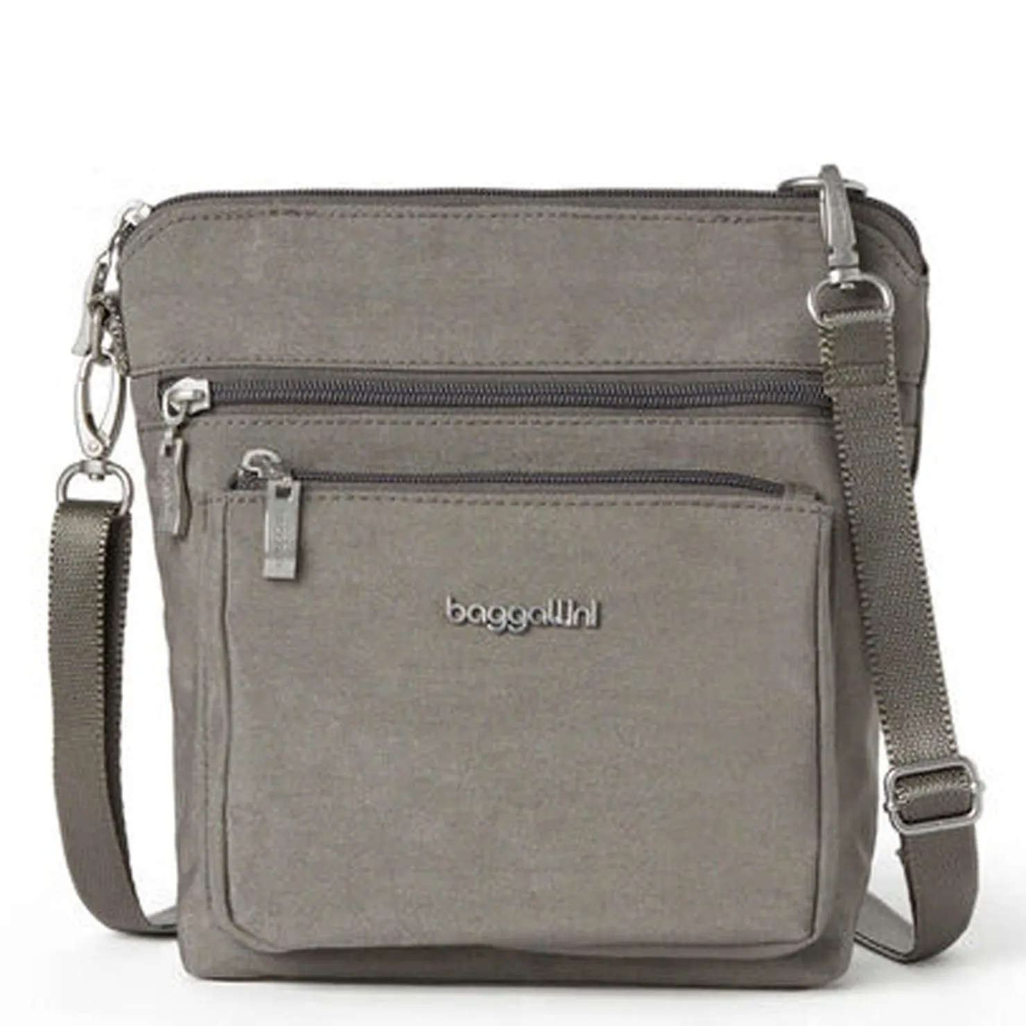 Handbags*Baggallini Inc Baggallini, Modern Pocket RFID Crossbody Sterling Shimmer