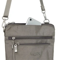 Handbags*Baggallini Inc Baggallini, Modern Pocket RFID Crossbody Sterling Shimmer