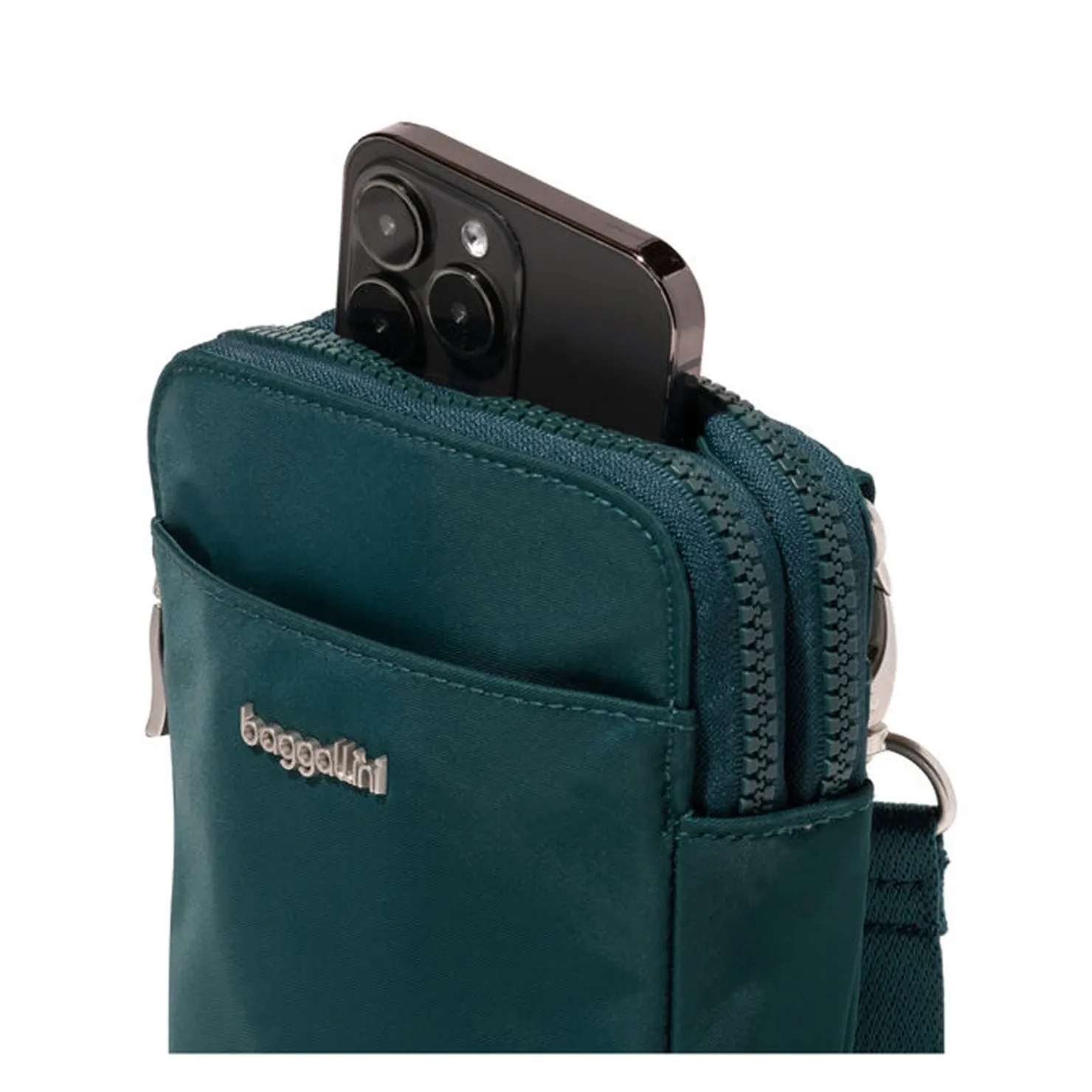 Handbags*Baggallini Inc Baggallini, Modern Take Two RFID Crossbody Emerald