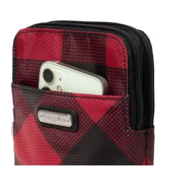 Handbags*Baggallini Inc Baggilini, Take Two Rfid Bryant Crossbody Red Buffalo Plaid