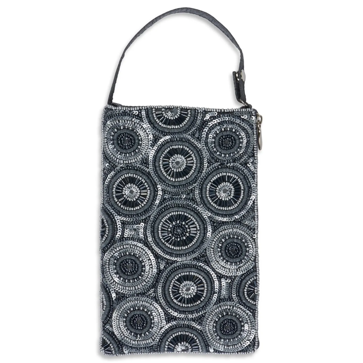 Handbags*Bamboo Trading Company , Kaleidoscope Club Bag Silver