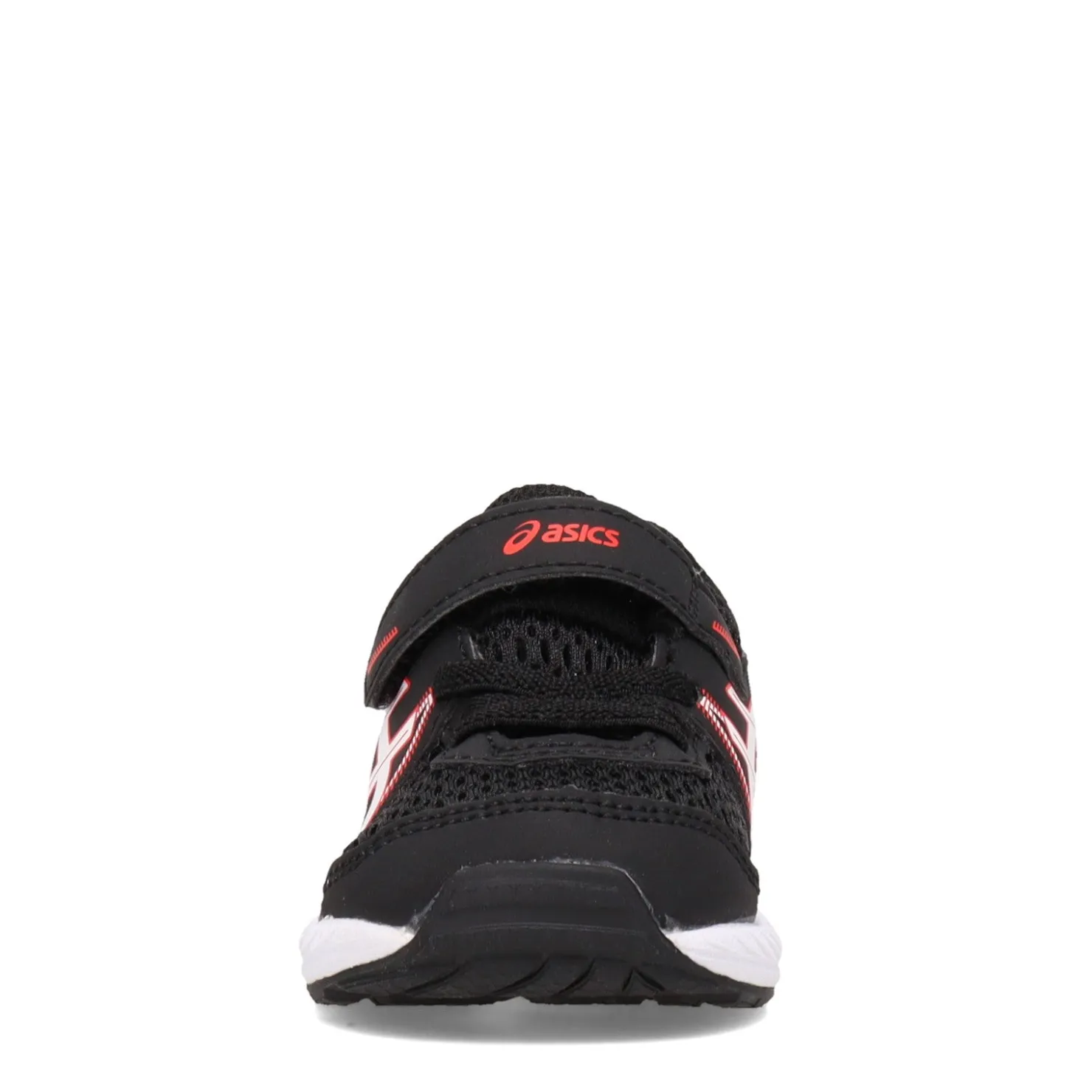 Sneakers & Athletic*ASICS Boy's , Contend 7 TS Running Shoe - Toddler Black Red