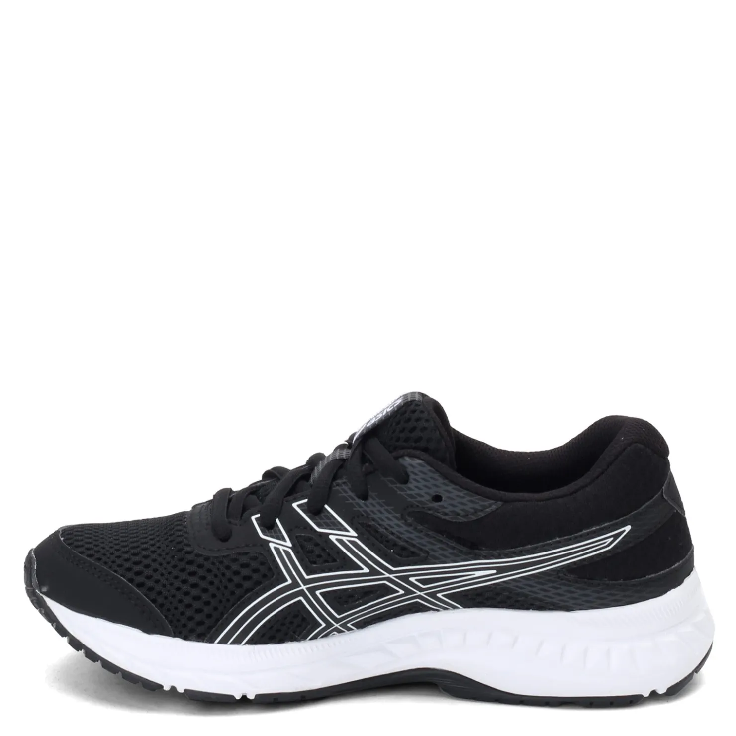 Little Kid (10.5-3)*ASICS Boy's , GEL-Contend 6 Running Shoe - Little Kid & Big Kid Black / White