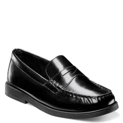 Big Kid (3.5-7)*Florsheim Boy's , Croquet Penny Loafer JR - Little Kid & Big Kid Black