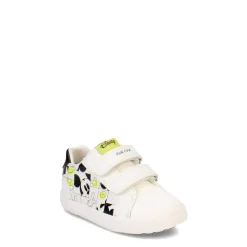 Toddler (3.5-10)*Geox USA Inc Boy's Geox, DISNEY Kilwi Mickey Sneaker - Toddler White/Fluo Yellow