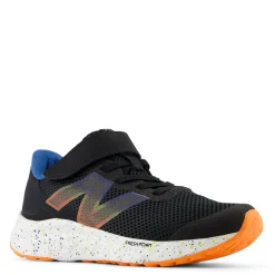 Sneakers & Athletic*New Balance Boy's , Arishi Fresh Foam v4 Sneaker - Little Kid Black/Blue Agate