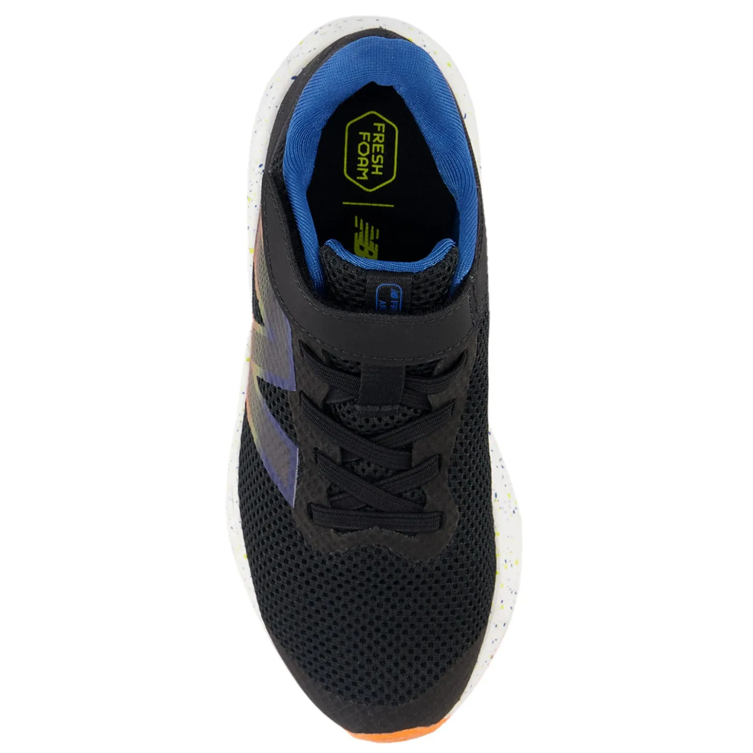 Little Kid (10.5-3)*New Balance Boy's , Arishi Fresh Foam v4 Sneaker - Little Kid Black/Blue Agate