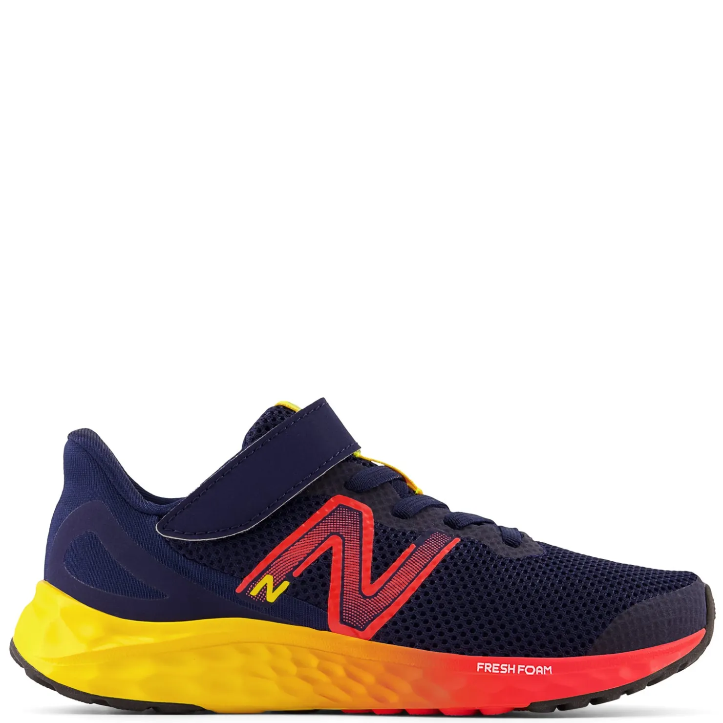 Little Kid (10.5-3)*New Balance Boy's , Arishi Fresh Foam v4 Sneaker - Little Kid Navy