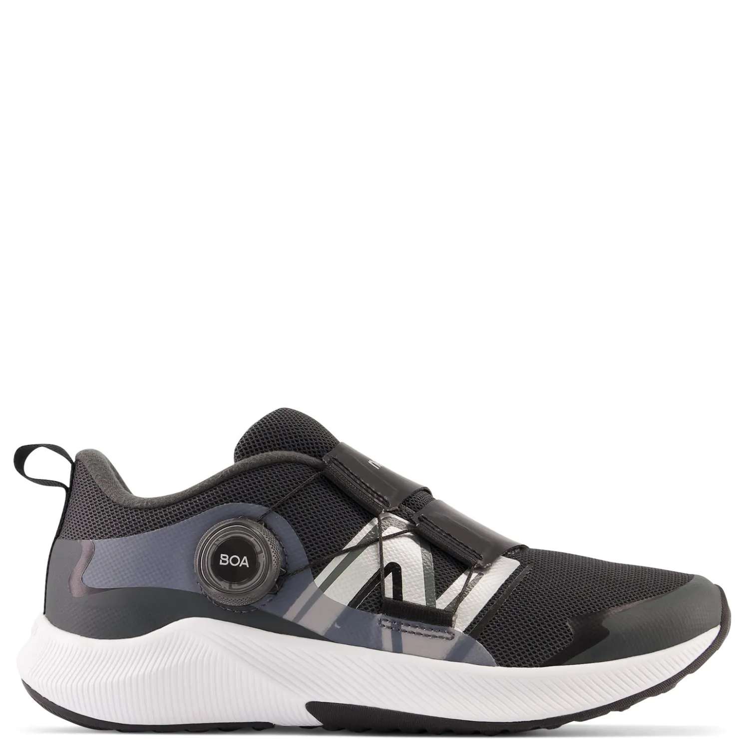 Big Kid (3.5-7)*New Balance Boy's , Fuel Core Reveal v4 Sneaker - Big Kid Black Silver