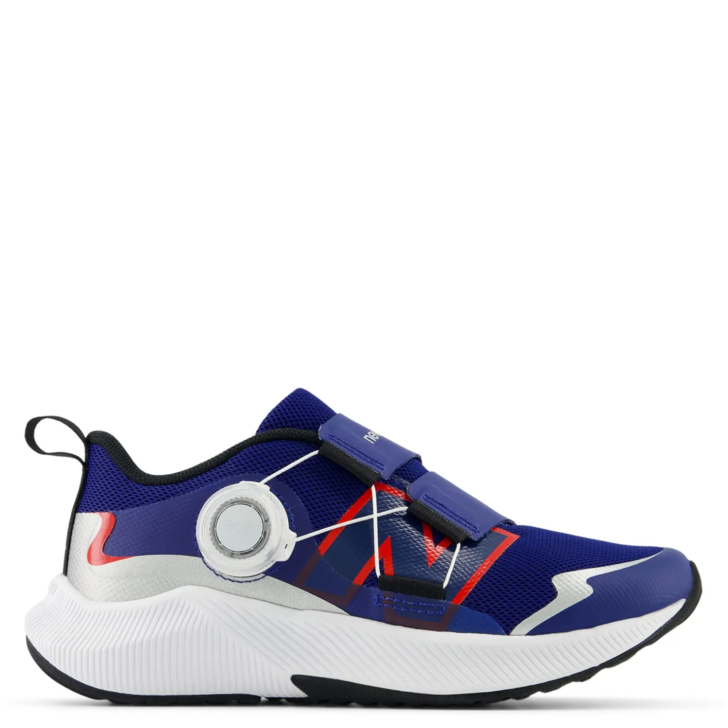 Little Kid (10.5-3)*New Balance Boy's , Fuel Core Reveal v4 Sneaker - Little Kid Inkwell/Team Red/Silver