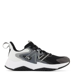 Little Kid (10.5-3)*New Balance Boy's , Rave Run v2 Sneaker - Little Kid Black White