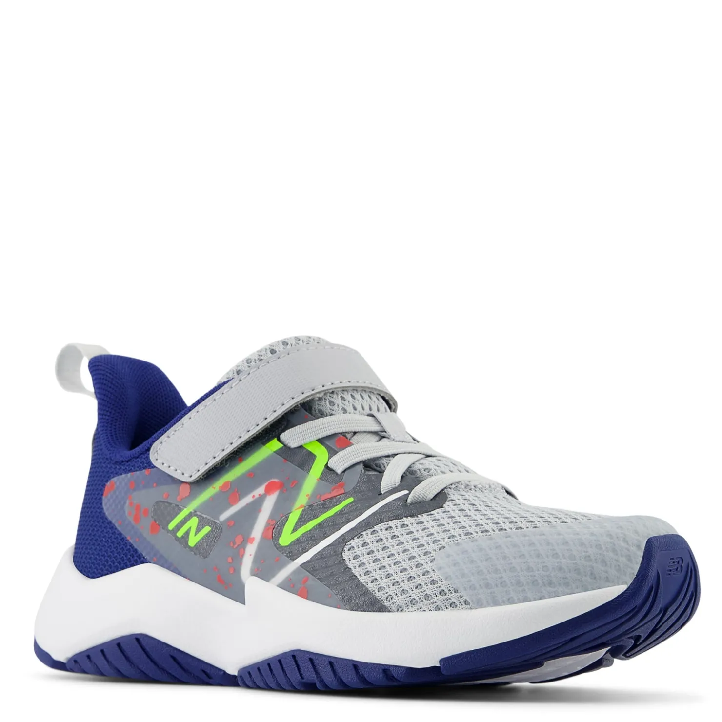Little Kid (10.5-3)*New Balance Boy's , Rave Run AC v2 Sneaker - Little Kid Granite/Inkwell