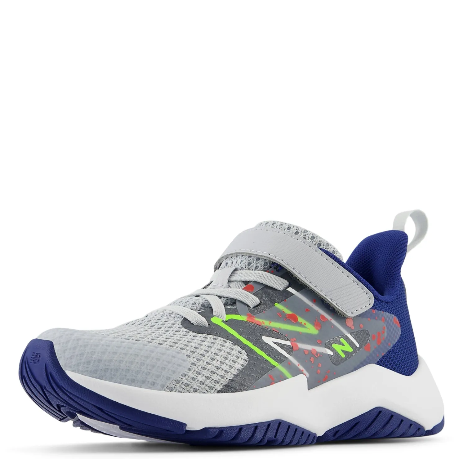Little Kid (10.5-3)*New Balance Boy's , Rave Run AC v2 Sneaker - Little Kid Granite/Inkwell