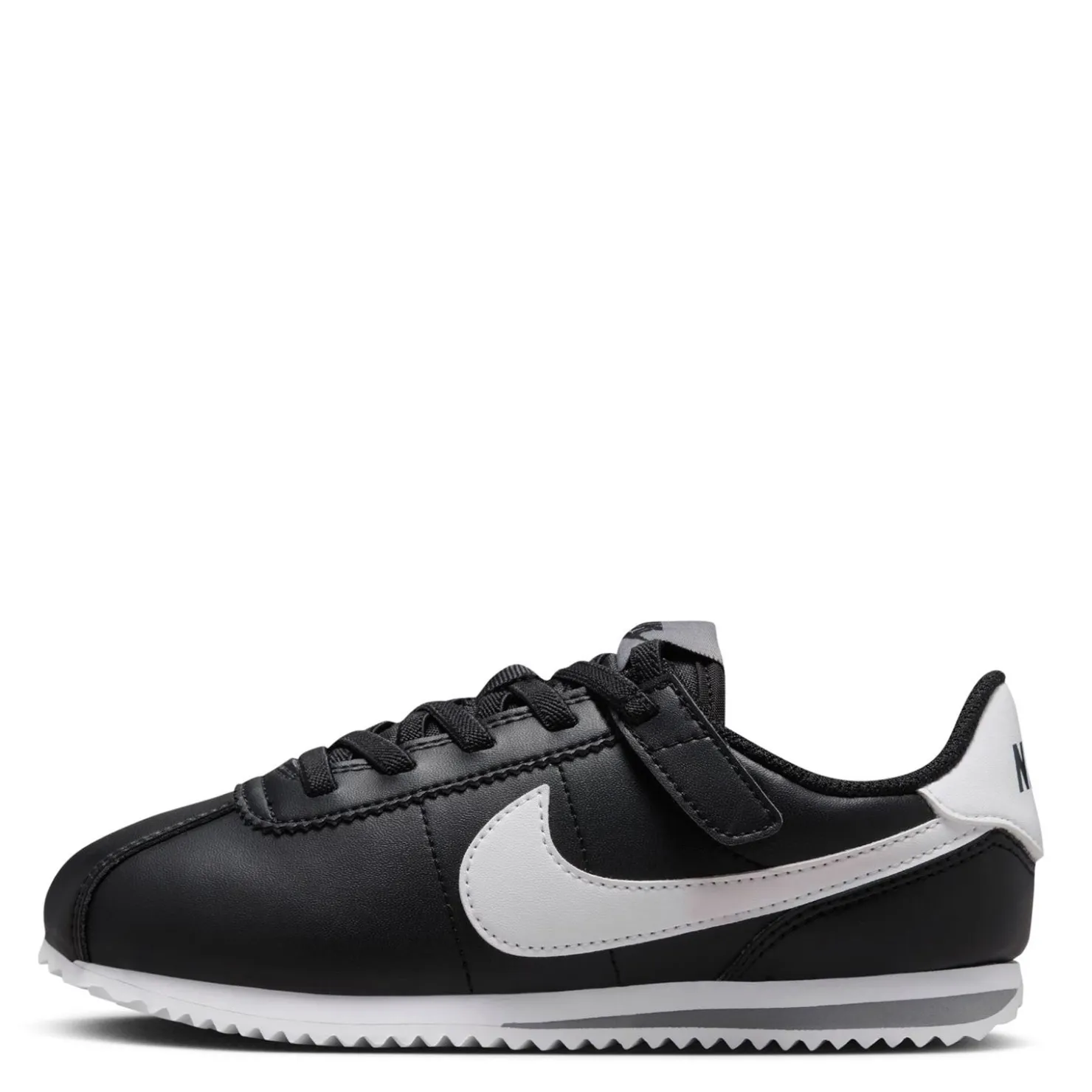 Little Kid (10.5-3)*Nike Boy's , Cortez EasyOn Sneaker - Little Kid Black/White-Cool Grey