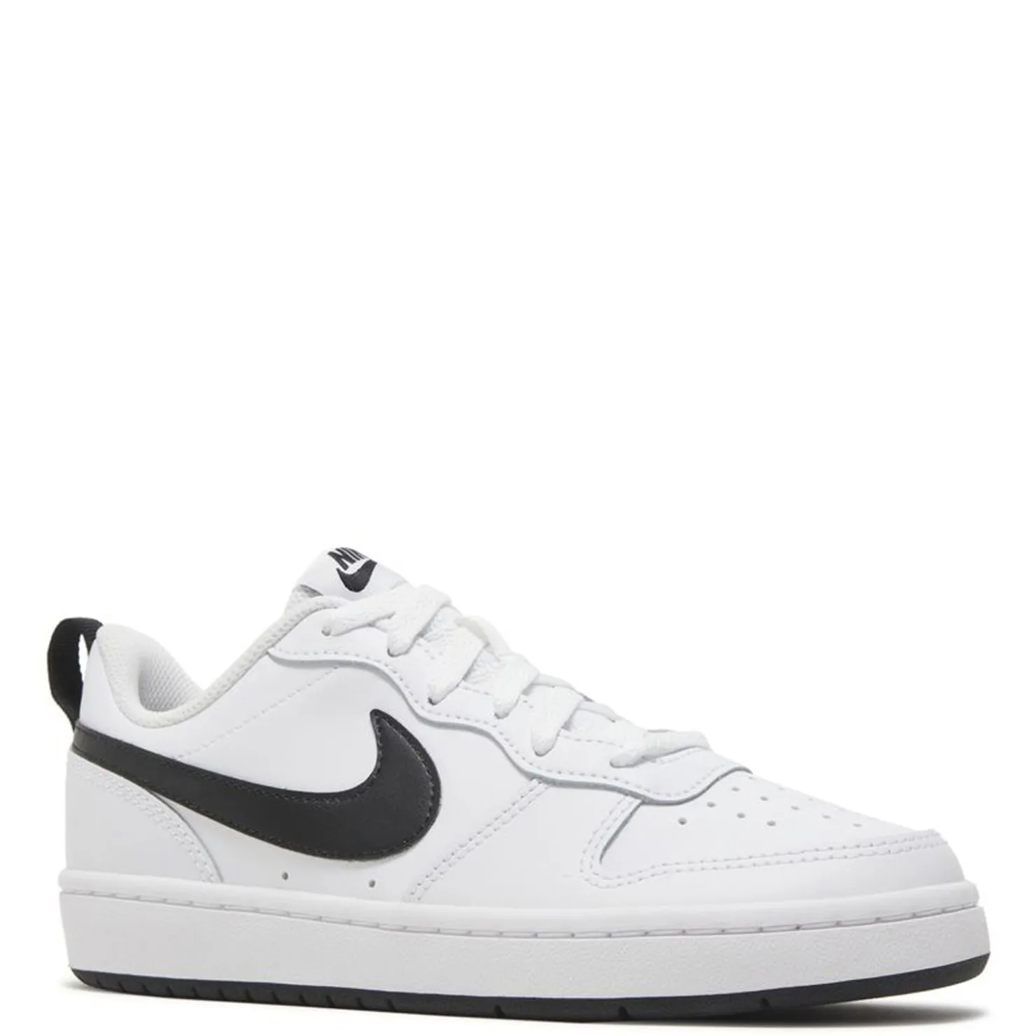 Big Kid (3.5-7)*Nike Boy's , Court Borough Low 2 Sneaker - Big Kid Black/White