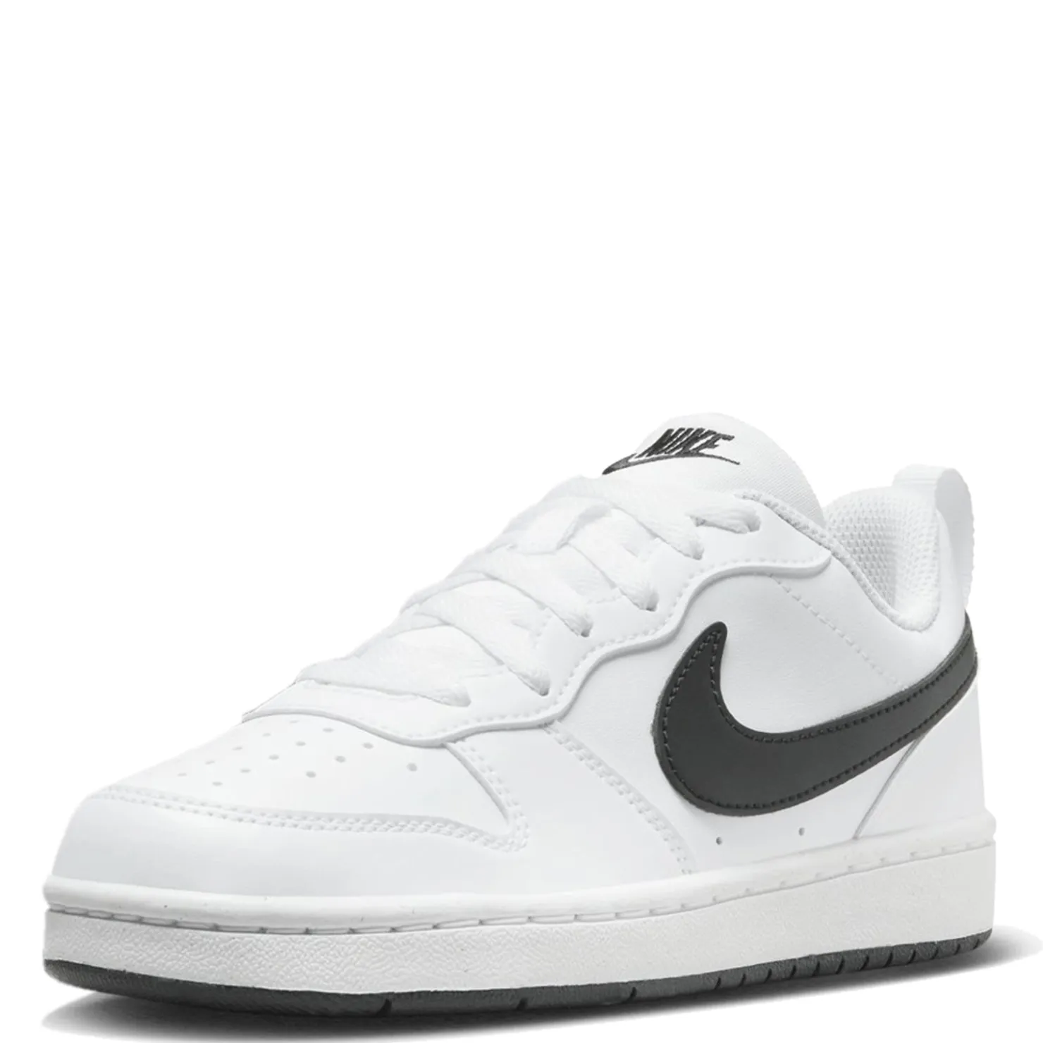 Sneakers & Athletic*Nike Boy's , Court Borough Low Recraft Sneaker - Big Kid White/Black