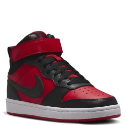 Big Kid (3.5-7)*Nike Boy's , Court Borough Mid 2 Sneaker - Big Kid University Red/Black-White