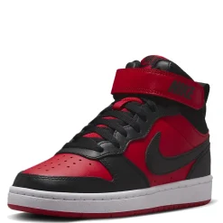 Big Kid (3.5-7)*Nike Boy's , Court Borough Mid 2 Sneaker - Big Kid University Red/Black-White