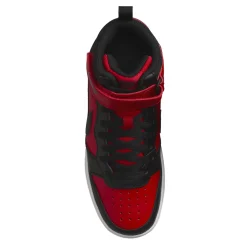 Big Kid (3.5-7)*Nike Boy's , Court Borough Mid 2 Sneaker - Big Kid University Red/Black-White