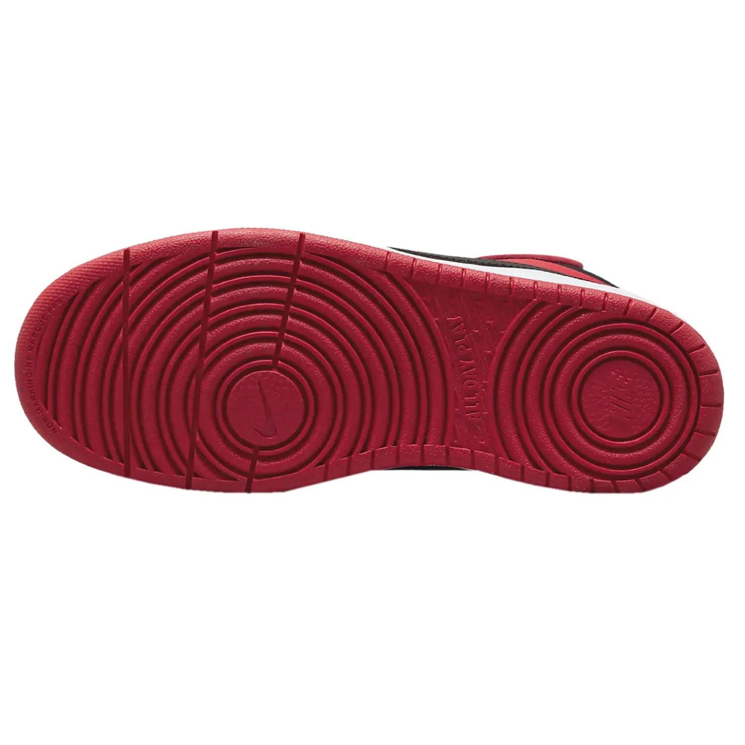 Big Kid (3.5-7)*Nike Boy's , Court Borough Mid 2 Sneaker - Big Kid University Red/Black-White