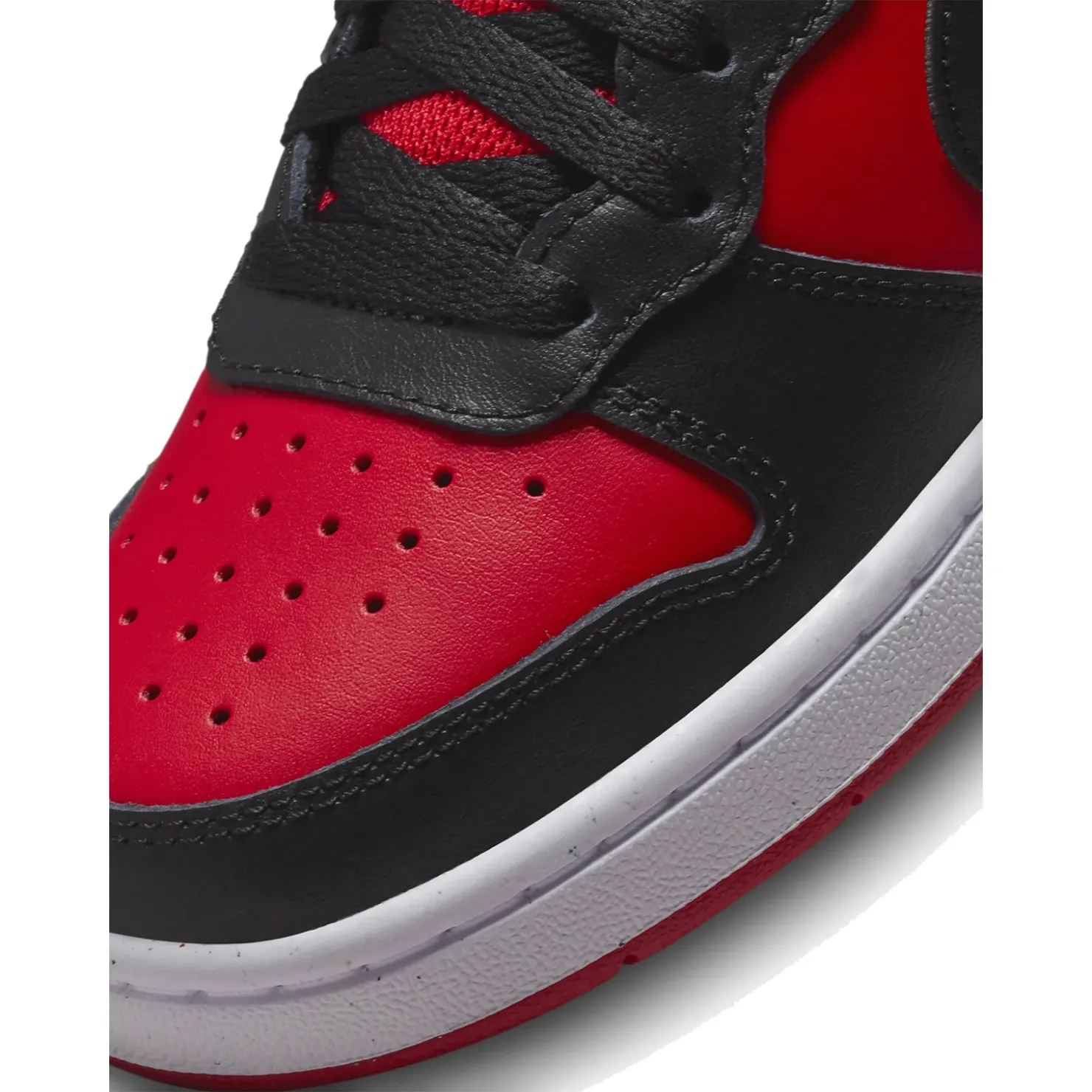 Big Kid (3.5-7)*Nike Boy's , Court Borough Mid 2 Sneaker - Big Kid University Red/Black-White