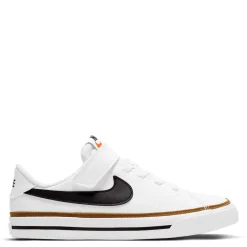 Sneakers & Athletic*Nike Boy's , Court Legacy Sneaker - Little Kid White/Black/Gum