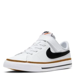 Sneakers & Athletic*Nike Boy's , Court Legacy Sneaker - Little Kid White/Black/Gum