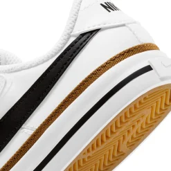 Sneakers & Athletic*Nike Boy's , Court Legacy Sneaker - Little Kid White/Black/Gum