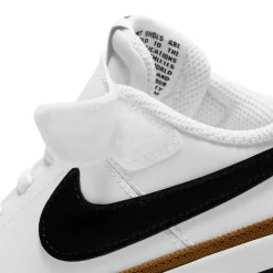 Sneakers & Athletic*Nike Boy's , Court Legacy Sneaker - Little Kid White/Black/Gum