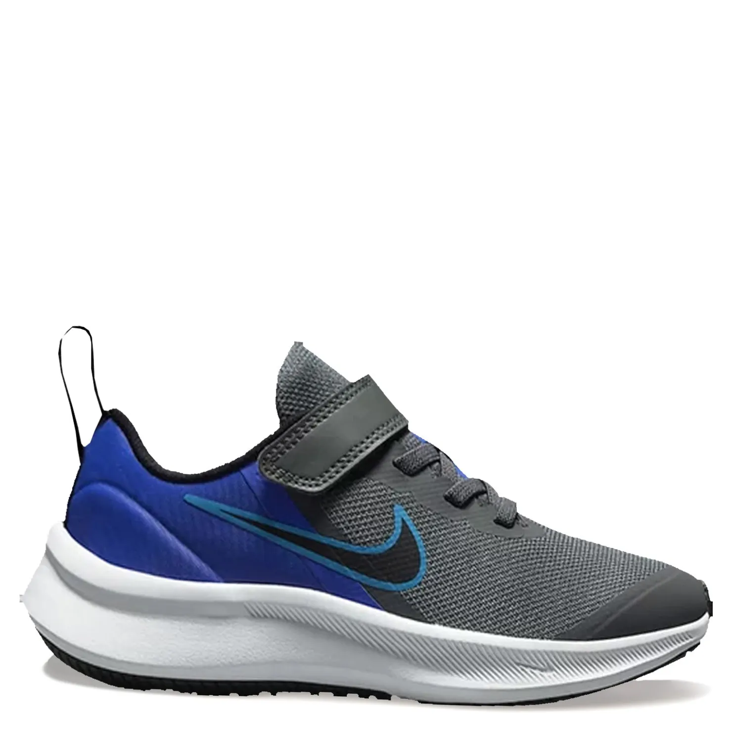 Big Kid (3.5-7)*Nike Boy's , Star Runner 3 Sneaker - Little Kid Grey/Black/Blue