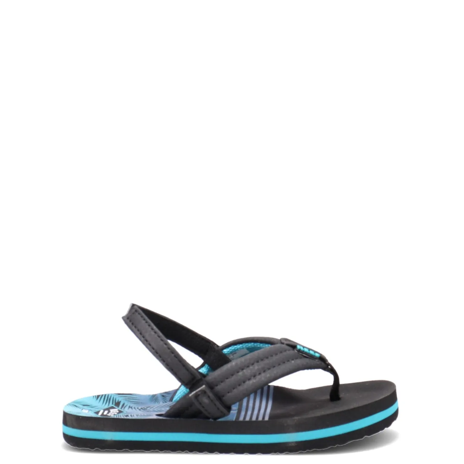 Little Kid (10.5-3)*Reef Boy's , Little Ahi Sandal - Toddler & Little Kid Aqua Palms