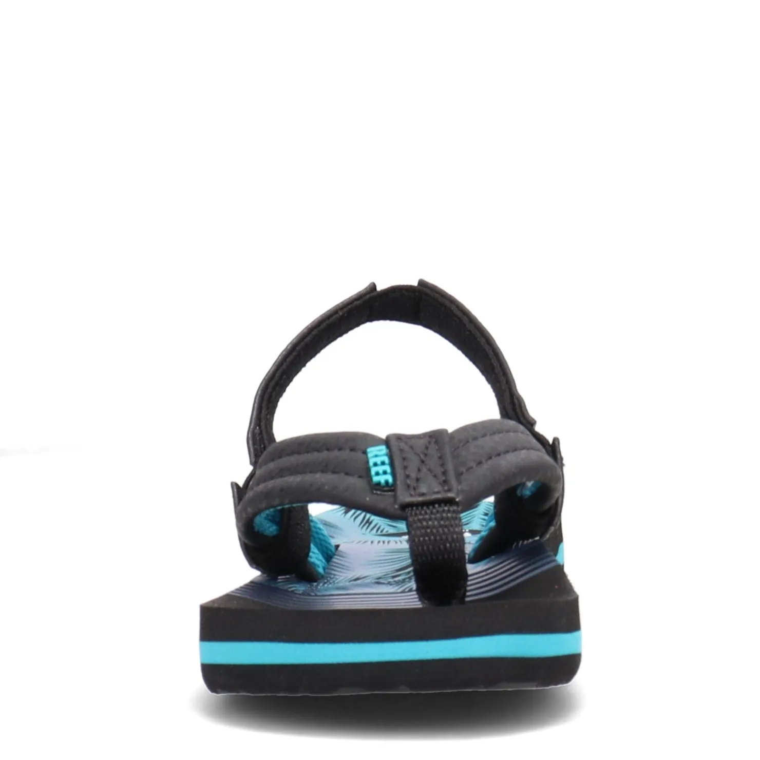 Little Kid (10.5-3)*Reef Boy's , Little Ahi Sandal - Toddler & Little Kid Aqua Palms
