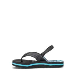 Little Kid (10.5-3)*Reef Boy's , Little Ahi Sandal - Toddler & Little Kid Aqua Palms