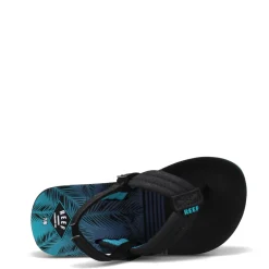 Little Kid (10.5-3)*Reef Boy's , Little Ahi Sandal - Toddler & Little Kid Aqua Palms