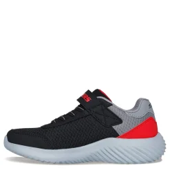 Sneakers & Athletic*Skechers Boy's , Bounder - Trekzic Sneaker - Little Kid Black/Red/Grey