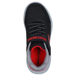 Sneakers & Athletic*Skechers Boy's , Bounder - Trekzic Sneaker - Little Kid Black/Red/Grey