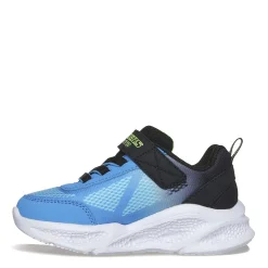 Sneakers & Athletic*Skechers Boy's , Meteor-Lights - Krendox Sneaker - Toddler Black/Blue