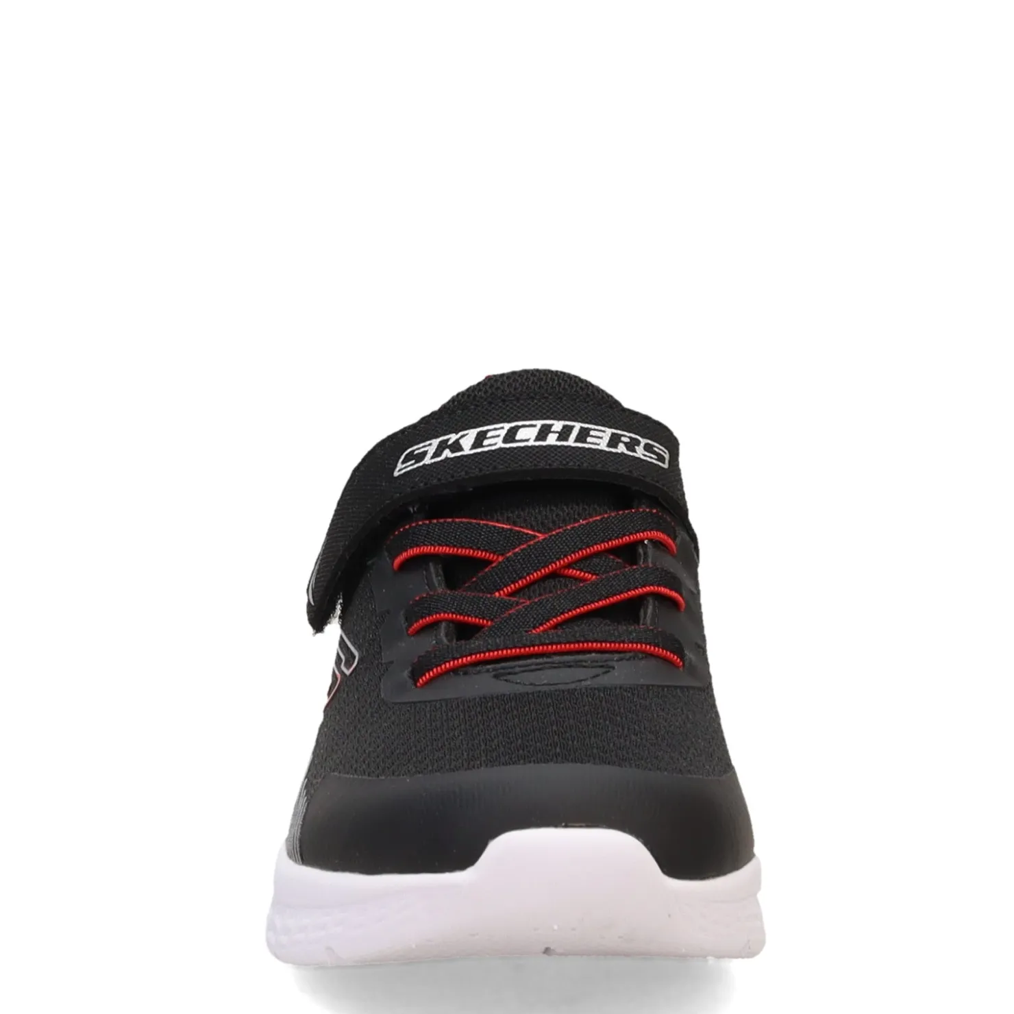 Sneakers & Athletic*Skechers Boy's , Microspec II – Zovrix Sneaker - Little Kid & Big Kid Black/Silver/Red