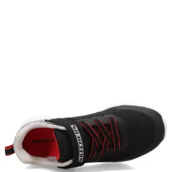 Sneakers & Athletic*Skechers Boy's , Microspec II – Zovrix Sneaker - Little Kid & Big Kid Black/Silver/Red