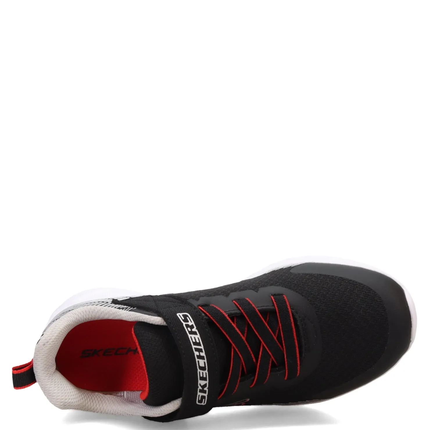 Sneakers & Athletic*Skechers Boy's , Microspec II – Zovrix Sneaker - Little Kid & Big Kid Black/Silver/Red