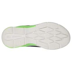 Sneakers & Athletic*Skechers Boy's , Microspec Max Gorvix Sneaker Navy/Lime