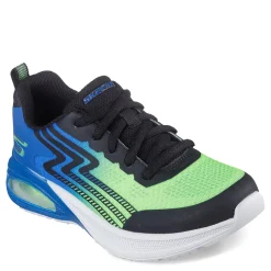 Big Kid (3.5-7)*Skechers Boy's Microspec Max Advance â€“ Vadieno Sneaker - Little Kid & Big Kid Black/Blue/Lime
