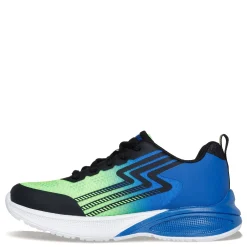 Big Kid (3.5-7)*Skechers Boy's Microspec Max Advance â€“ Vadieno Sneaker - Little Kid & Big Kid Black/Blue/Lime