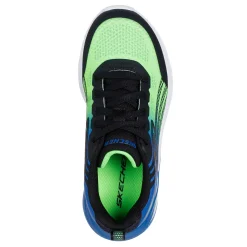 Big Kid (3.5-7)*Skechers Boy's Microspec Max Advance â€“ Vadieno Sneaker - Little Kid & Big Kid Black/Blue/Lime