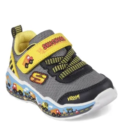 Toddler (3.5-10)*Skechers Boy's , Play Scene Sneaker - Toddler Black/Yellow