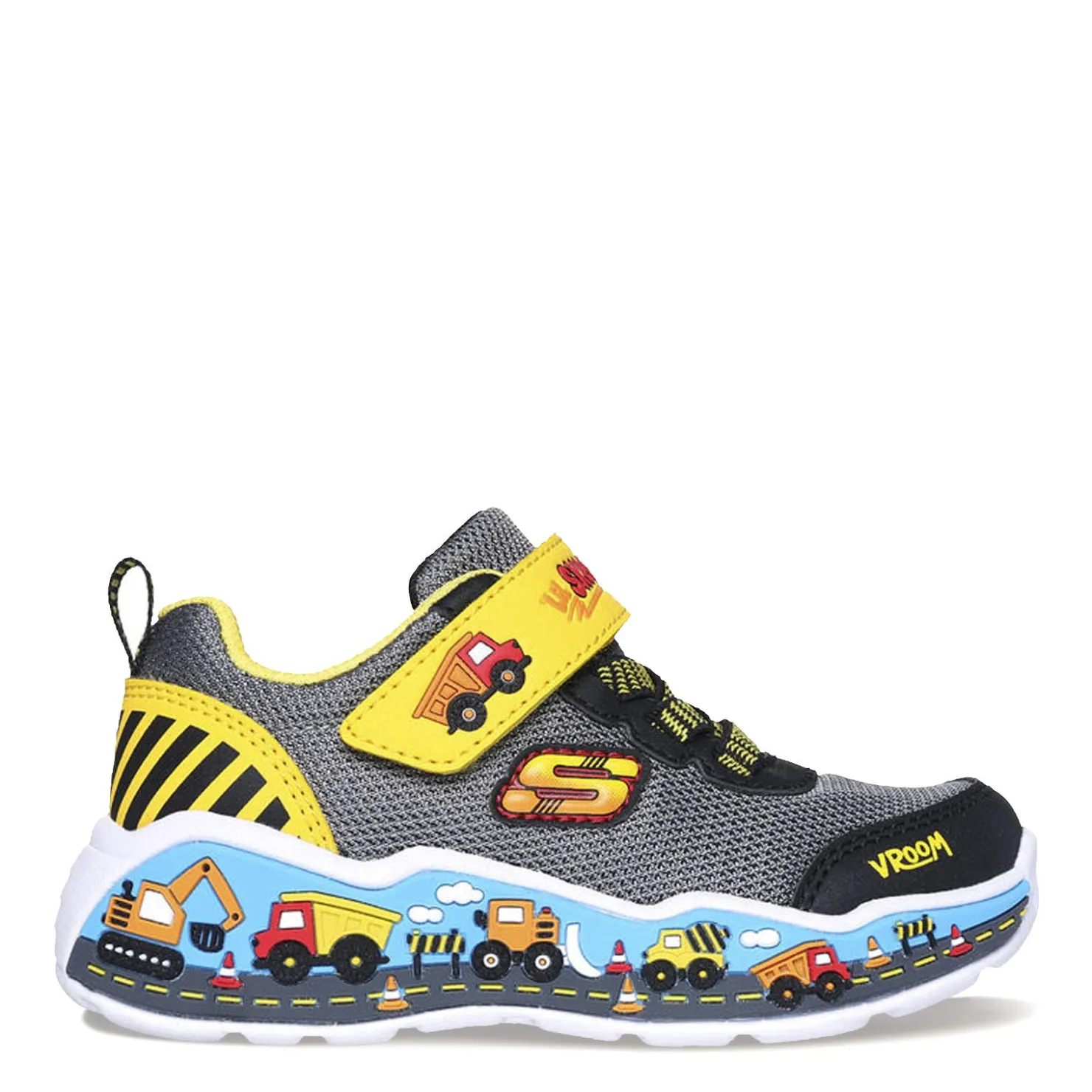 Toddler (3.5-10)*Skechers Boy's , Play Scene Sneaker - Toddler Black/Yellow