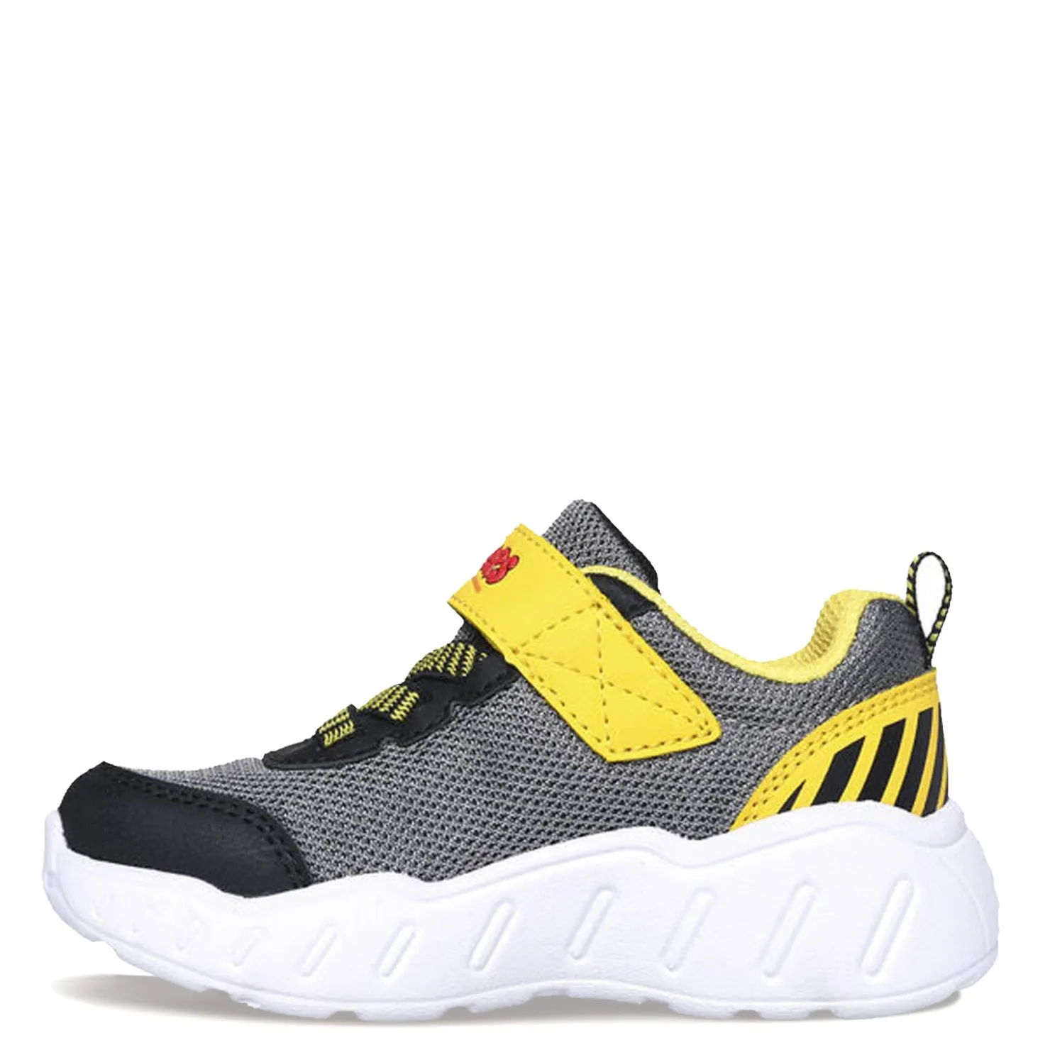 Toddler (3.5-10)*Skechers Boy's , Play Scene Sneaker - Toddler Black/Yellow