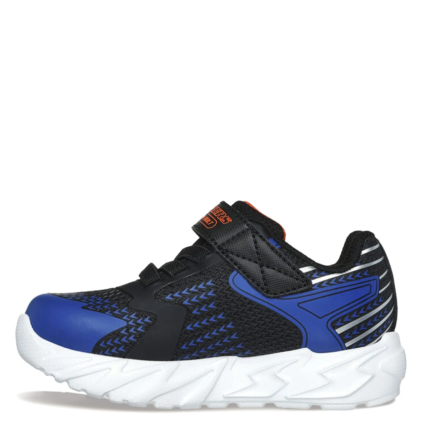 Sneakers & Athletic*Skechers Boy's , S Lights: Flex-Glow Bolt Sneaker - Toddler Black/Blue/Lime/Orange