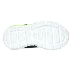 Sneakers & Athletic*Skechers Boy's , S Lights: Flex-Glow Bolt Sneaker - Toddler Black/Blue/Lime/Orange