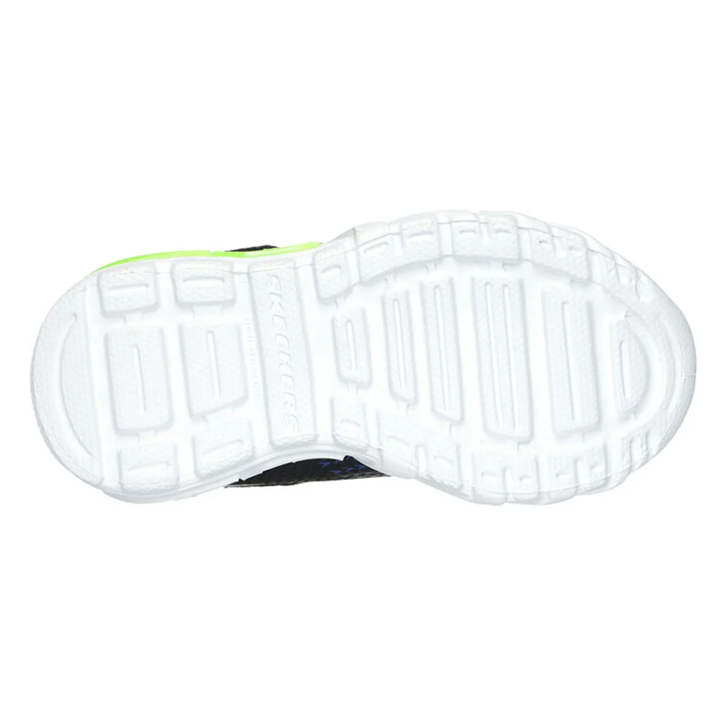 Sneakers & Athletic*Skechers Boy's , S Lights: Flex-Glow Bolt Sneaker - Toddler Black/Blue/Lime/Orange